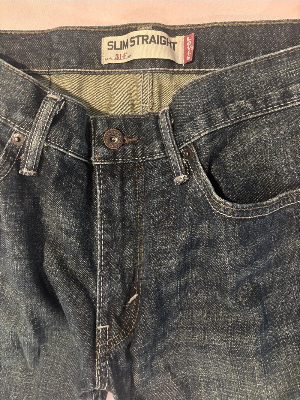 Levi's Slim Straight Men's Jeans in Faded Blue Wash